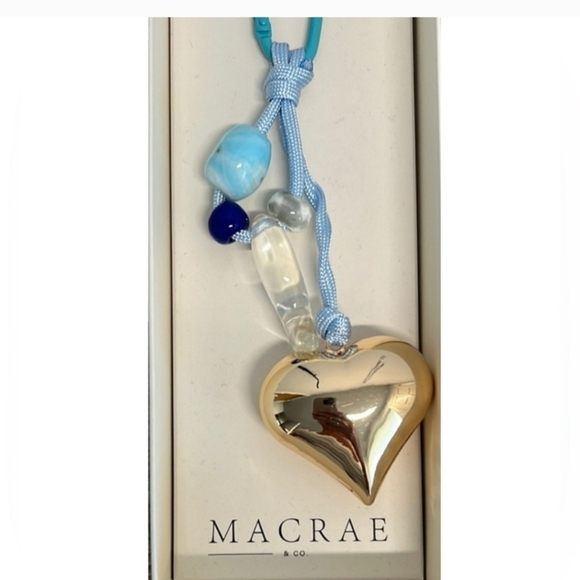 💙🔹️MACRAE🔹️ Gorgeous Heart, Fish Key Chain Bag Charm - Picture 2 of 4